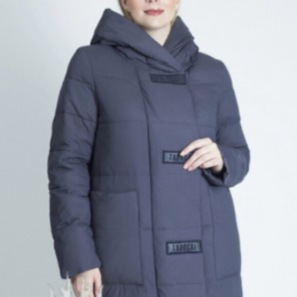 Women's Faux down Parka Winter Puffer Coat Jacket Tongcoi Medium - Picture 14 of 14